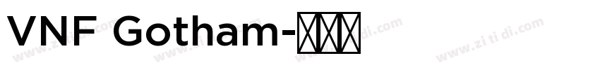VNF Gotham字体转换